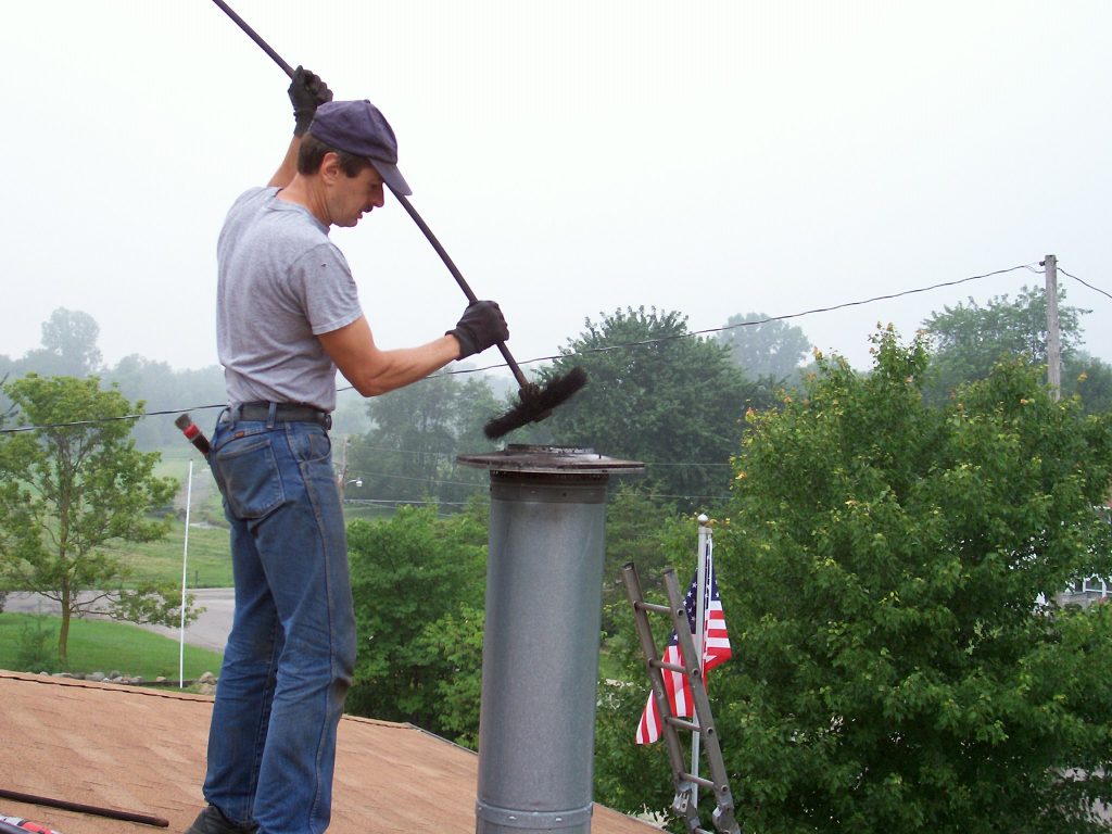 metal chimney cleaning
